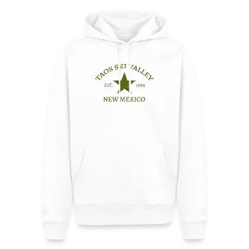 Taos Ski Valley - New Mexico - USA - Amerika - Männer Premium Bio Hoodie - Weiß - Vorne - Nico (187cm)