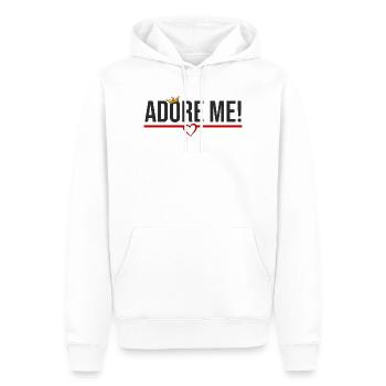 Édition Moineau de la Saint-Valentin - Sweat à capuche Premium bio Homme - blanc - Devant - Nico (187cm)
