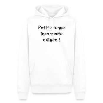 INCORRECT OUTFIT REQUIRED! (love) - Men’s Premium Organic Hoodie - white - Front - Nico (187cm)