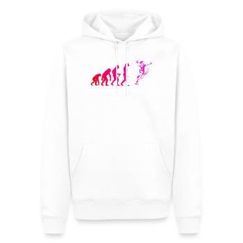 Handball Motiv das sofort wirkt fuer Frauen - Männer Premium Bio Hoodie - Weiß - Vorne - Nico (187cm)