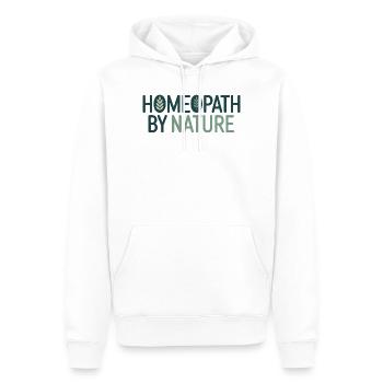 Homöopathische Homöopath By Nature Professionelle Ausrüstung - Männer Premium Bio Hoodie - Weiß - Vorne - Nico (187cm)