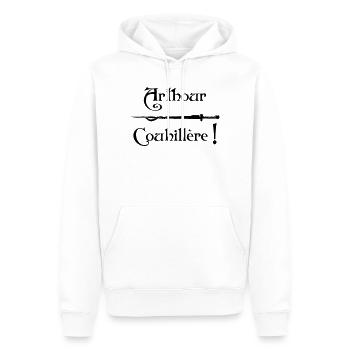 Arthour Couhillère! - Männer Premium Bio Hoodie - Weiß - Vorne - Nico (187cm)