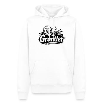 Grantler - Männer Premium Bio Hoodie - Weiß - Vorne - Nico (187cm)