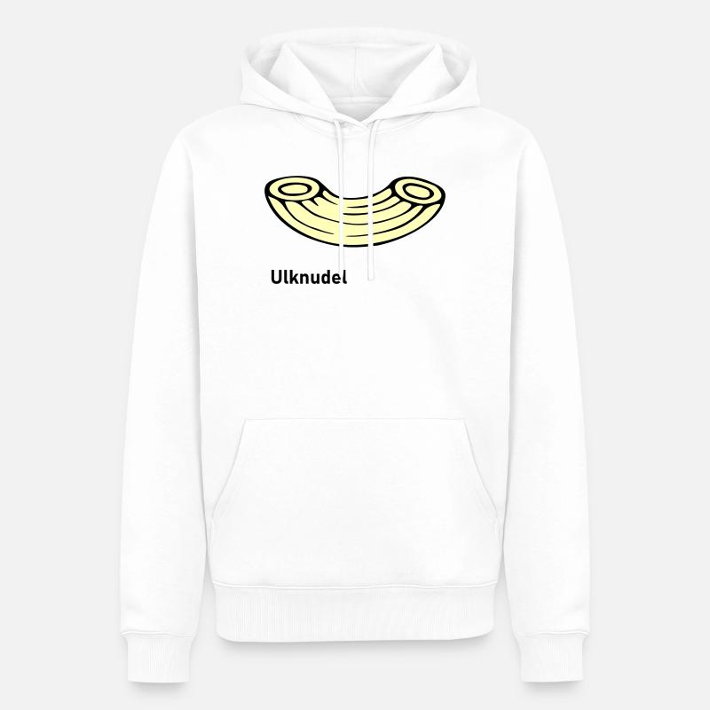 Ulknudel - Männer Premium Bio Hoodie - Weiß