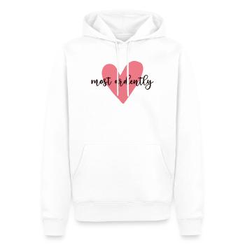 Stolz und Vorurteil Mr. Darcy – Mit größter Leidenschaft V - Männer Premium Bio Hoodie - Weiß - Vorne - Nico (187cm)