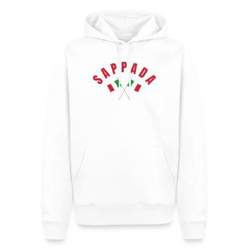 Sappada Italien Flaggen - Männer Premium Bio Hoodie - Weiß - Vorne - Nico (187cm)