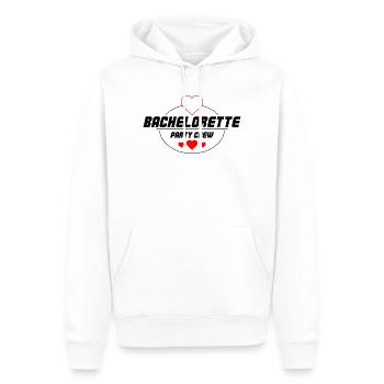 Bachelorette Party Crew - Männer Premium Bio Hoodie - Weiß - Vorne - Nico (187cm)