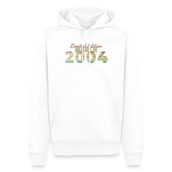 22e anniversaire Édition Limitée (SCR) 03/2004 - Sweat à capuche Premium bio Homme - blanc - Devant - Nico (187cm)