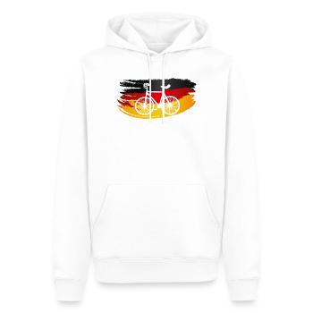 Cyclisme artistique, cyclisme artistique, cyclisme en salle, Allemagne - Sweat à capuche Premium bio Homme - blanc - Devant - Nico (187cm)
