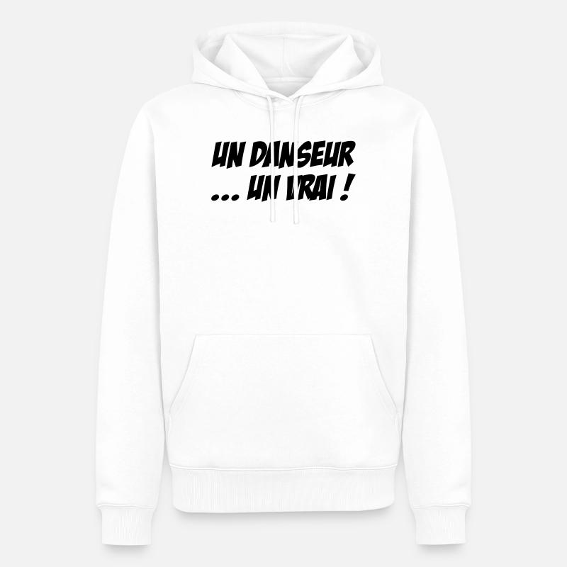 Eine Tänzerin... ein echtes - Männer Premium Bio Hoodie - Weiß