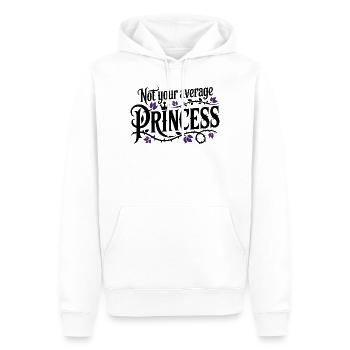Pas une princesse ordinaire - Sweat à capuche Premium bio Homme - blanc - Devant - Nico (187cm)