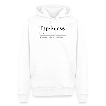 Tap Dance Shirt - Männer Premium Bio Hoodie - Weiß - Vorne - Nico (187cm)