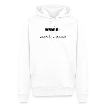 OMA. MAMA. OMA. MUTTERTAG - Männer Premium Bio Hoodie - Weiß - Vorne - Nico (187cm)