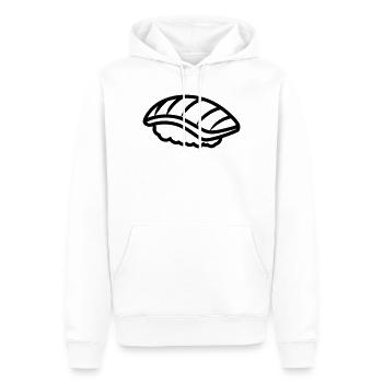 Sushi - Männer Premium Bio Hoodie - Weiß - Vorne - Nico (187cm)