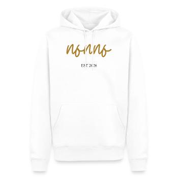 nonno est 2026 - Männer Premium Bio Hoodie - Weiß - Vorne - Nico (187cm)