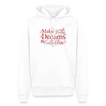 Make your floral dreams come true - Men’s Premium Organic Hoodie - white - Front - Nico (187cm)