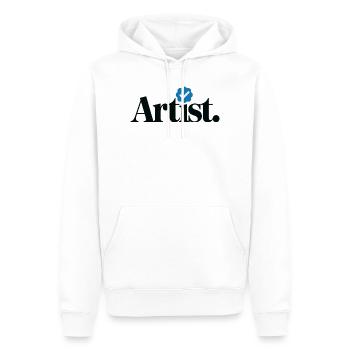 Verifizierter Künstler Lustig - Männer Premium Bio Hoodie - Weiß - Vorne - Nico (187cm)