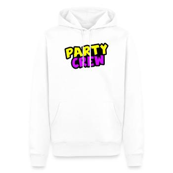 Party Crew - Männer Premium Bio Hoodie - Weiß - Vorne - Nico (187cm)