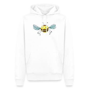 Insekt - Männer Premium Bio Hoodie - Weiß - Vorne - Nico (187cm)