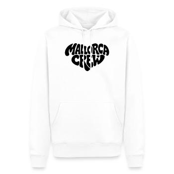 Équipe de Majorque - Sweat à capuche Premium bio Homme - blanc - Devant - Nico (187cm)