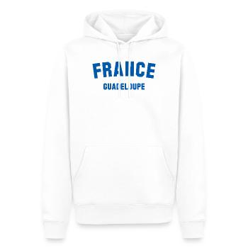 Guadeloupe France - Männer Premium Bio Hoodie - Weiß - Vorne - Nico (187cm)