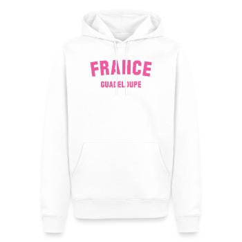 Guadeloupe France - Männer Premium Bio Hoodie - Weiß - Vorne - Nico (187cm)