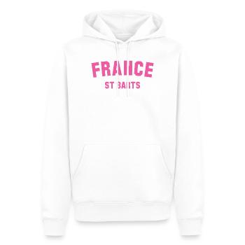 St Barts France Caribbean Karibik - Männer Premium Bio Hoodie - Weiß - Vorne - Nico (187cm)