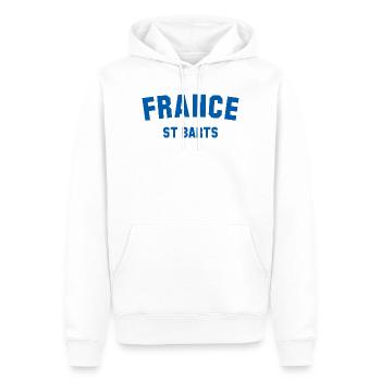 St Barts France Caribbean Karibik - Männer Premium Bio Hoodie - Weiß - Vorne - Nico (187cm)
