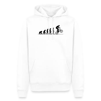 Autocollant de maillot BMX Evolution pour BMX Rider - Sweat à capuche Premium bio Homme - blanc - Devant - Nico (187cm)