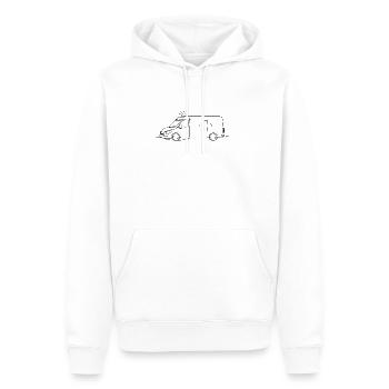 Krankenwagen - Männer Premium Bio Hoodie - Weiß - Vorne - Nico (187cm)