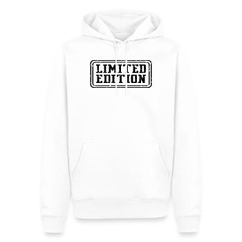 Cadeau d’anniversaire Édition limitée Symbol - Sweat à capuche Premium bio Homme - blanc - Devant - Nico (187cm)