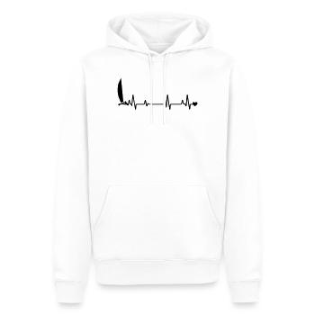 segelboot - Männer Premium Bio Hoodie - Weiß - Vorne - Nico (187cm)