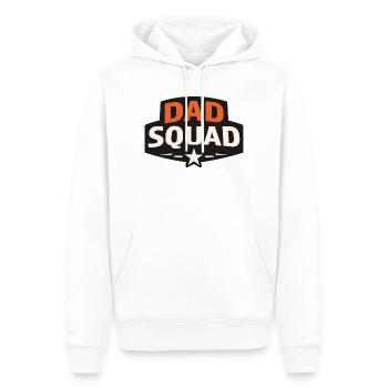 Papa-Squad - Männer Premium Bio Hoodie - Weiß - Vorne - Nico (187cm)