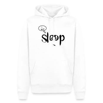 J’ai tellement sommeil - Sweat à capuche Premium bio Homme - blanc - Devant - Nico (187cm)