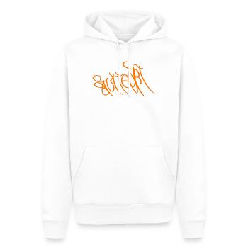 Stuttgart Streetart Souvenir - Männer Premium Bio Hoodie - Weiß - Vorne - Nico (187cm)