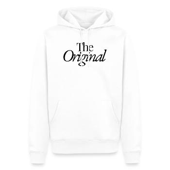 L’Original - Sweat à capuche Premium bio Homme - blanc - Devant - Nico (187cm)