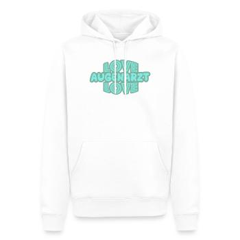 Gift for Ophthalmologist - Men’s Premium Organic Hoodie - white - Front - Nico (187cm)
