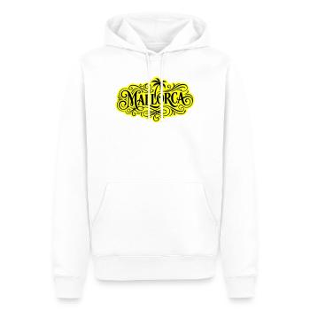 Mallorca Palmen - Männer Premium Bio Hoodie - Weiß - Vorne - Nico (187cm)