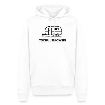 Tschüssikowski Camping Urlaub Wohnwagen Ferien - Männer Premium Bio Hoodie - Weiß - Vorne - Nico (187cm)