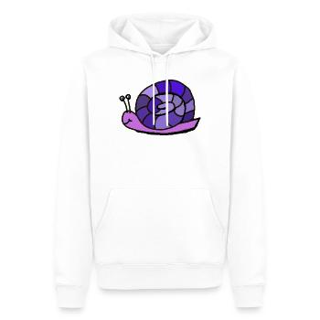 - Snail Cartoon Kids Child - Men’s Premium Organic Hoodie - white - Front - Nico (187cm)