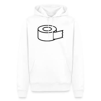 Masking Tape Craft Icon - Men’s Premium Organic Hoodie - white - Front - Nico (187cm)