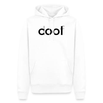 cool doof - Männer Premium Bio Hoodie - Weiß - Vorne - Nico (187cm)