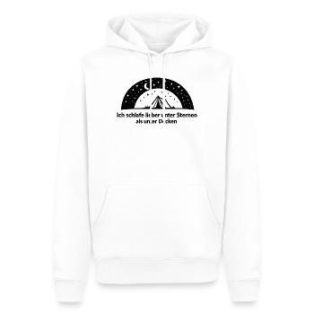Sternenbogen Kranz - Männer Premium Bio Hoodie - Weiß - Vorne - Nico (187cm)