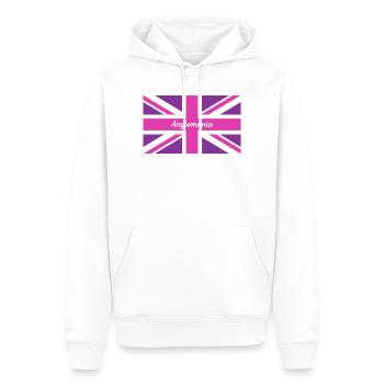 Purpurnes Imperium - Männer Premium Bio Hoodie - Weiß - Vorne - Nico (187cm)