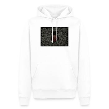 Funny owl - Sweat à capuche Premium bio Homme - blanc - Devant - Nico (187cm)