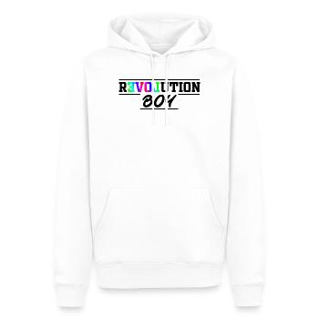 Revolution Boy Colorful Pride Empowerment Art - Männer Premium Bio Hoodie - Weiß - Vorne - Nico (187cm)
