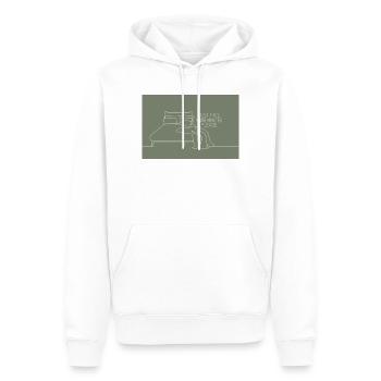 Nur noch 5 Minuten Schlafzimmer Humor - Männer Premium Bio Hoodie - Weiß - Vorne - Nico (187cm)