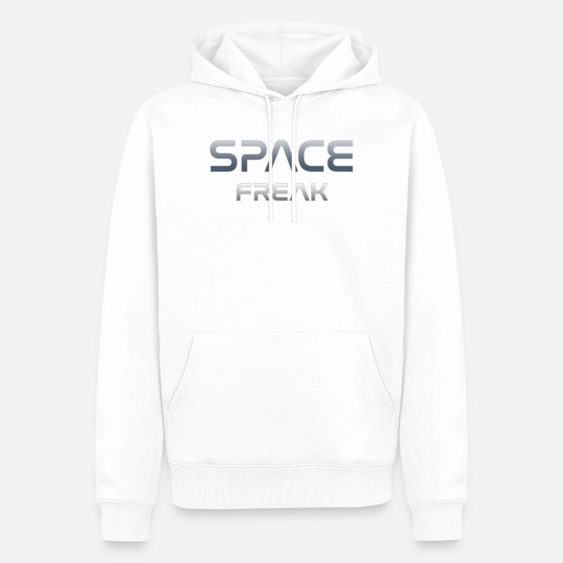 T-shirt de gradient céleste Space Freak - Sweat à capuche Premium bio Homme - blanc