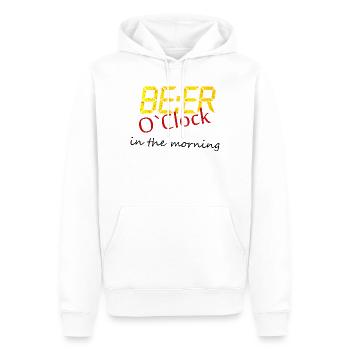 Beer Bier saufen - Männer Premium Bio Hoodie - Weiß - Vorne - Nico (187cm)