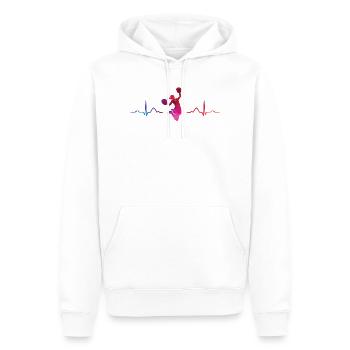 Cheerleader Cheer Mom Cheerleading - Männer Premium Bio Hoodie - Weiß - Vorne - Nico (187cm)